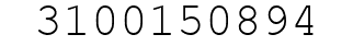 Number 3100150894.