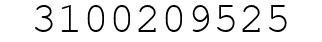 Number 3100209525.