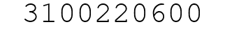 Number 3100220600.