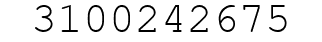Number 3100242675.
