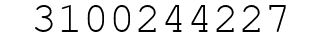 Number 3100244227.