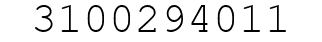 Number 3100294011.