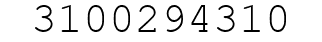 Number 3100294310.