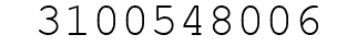 Number 3100548006.