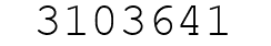 Number 3103641.