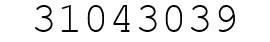 Number 31043039.