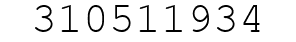 Number 310511934.