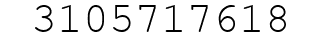 Number 3105717618.