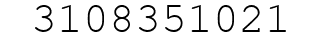Number 3108351021.