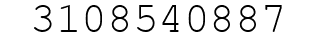 Number 3108540887.