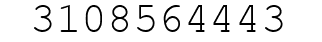 Number 3108564443.