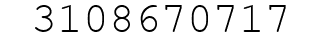 Number 3108670717.