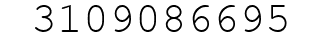 Number 3109086695.