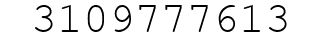 Number 3109777613.