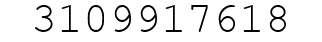 Number 3109917618.