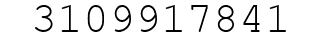 Number 3109917841.