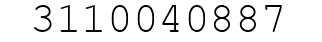 Number 3110040887.