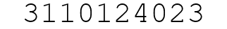 Number 3110124023.