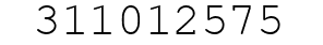 Number 311012575.