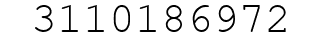Number 3110186972.