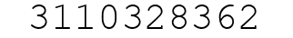Number 3110328362.