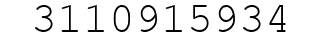 Number 3110915934.