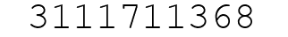 Number 3111711368.