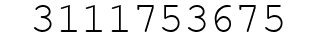 Number 3111753675.