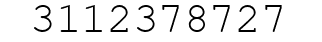 Number 3112378727.