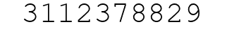 Number 3112378829.