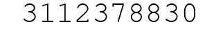 Number 3112378830.