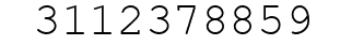 Number 3112378859.