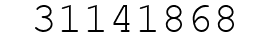 Number 31141868.