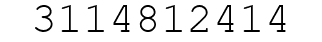 Number 3114812414.