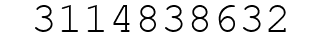 Number 3114838632.
