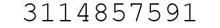 Number 3114857591.