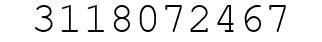 Number 3118072467.