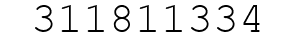 Number 311811334.