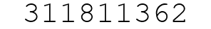 Number 311811362.