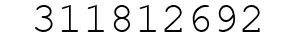 Number 311812692.