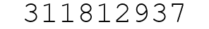 Number 311812937.