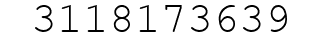 Number 3118173639.