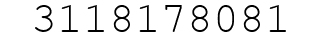 Number 3118178081.