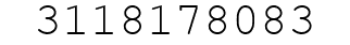 Number 3118178083.