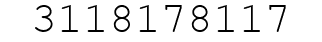 Number 3118178117.
