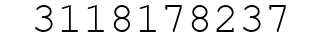 Number 3118178237.