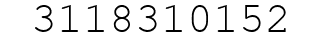 Number 3118310152.