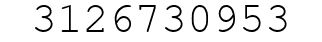 Number 3126730953.