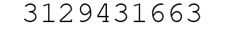 Number 3129431663.