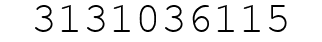 Number 3131036115.